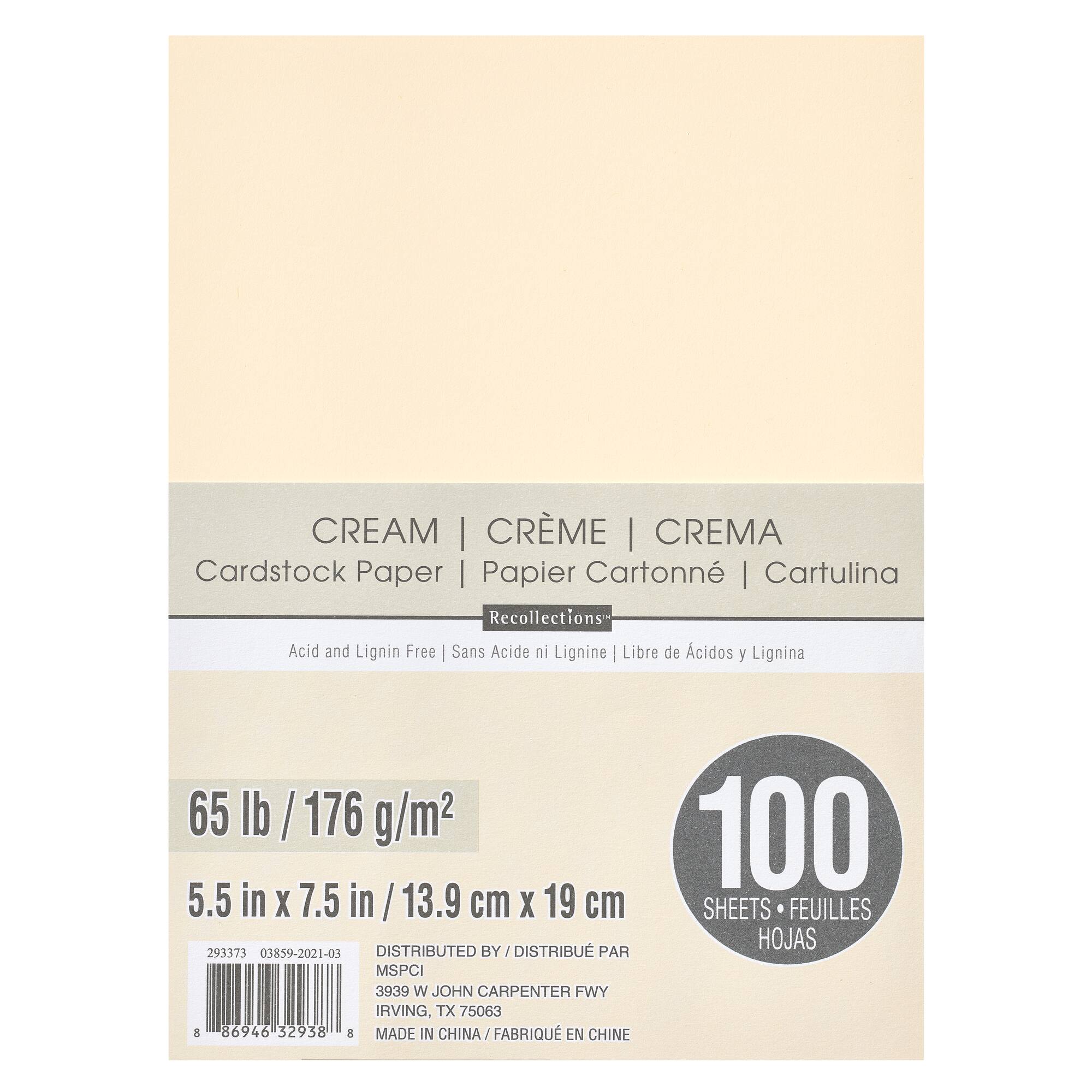 5.5" x 7.5" Cardstock Paper by Recollections